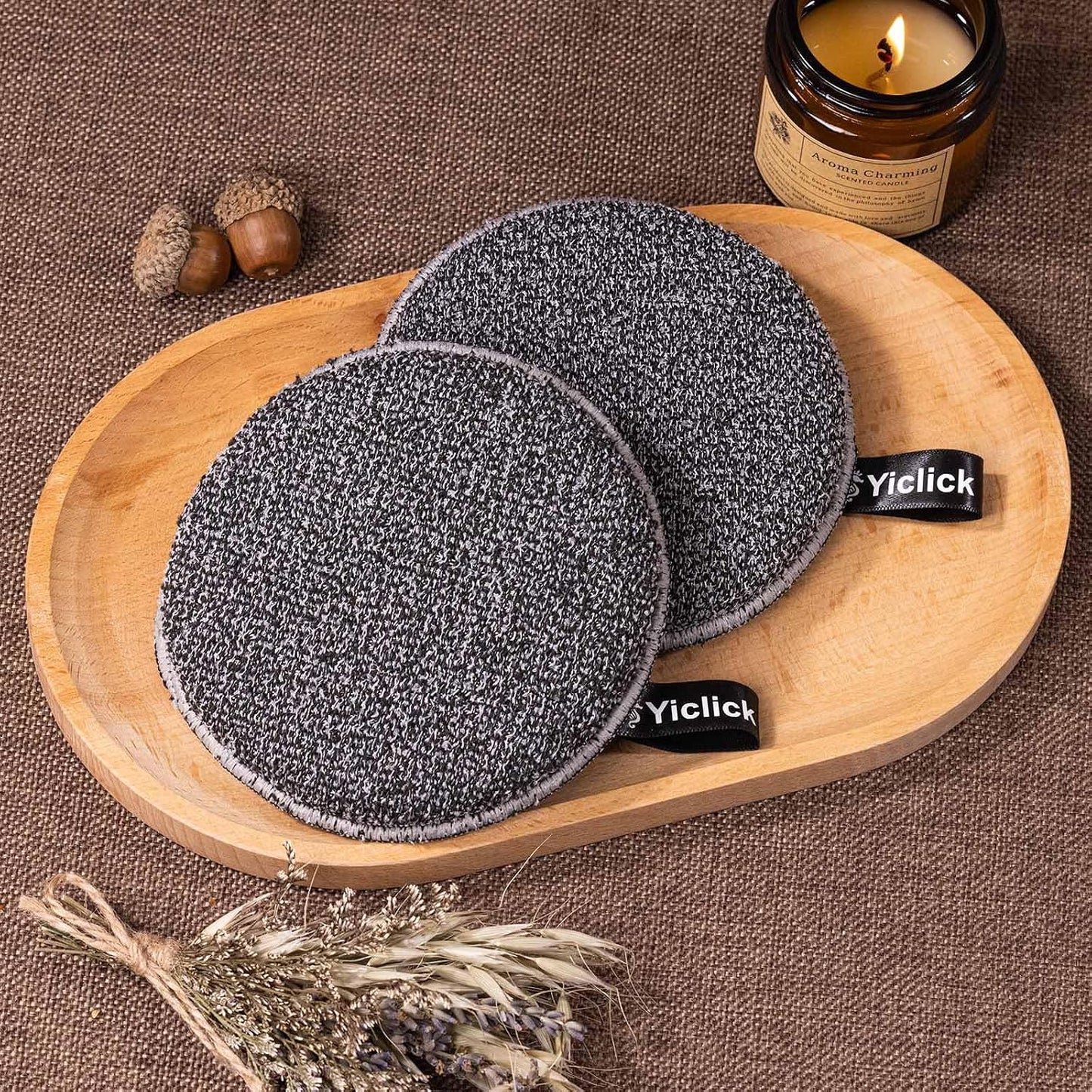 Exfoliating Body Scrubber (2 Pack), Body Exfoliator Scrubber, Exfoliating Sponge for Shower Bath, Shower Loofah Luffa Lufa with Handle, Dead Skin Exfoliator for Body Scrub, Men Women