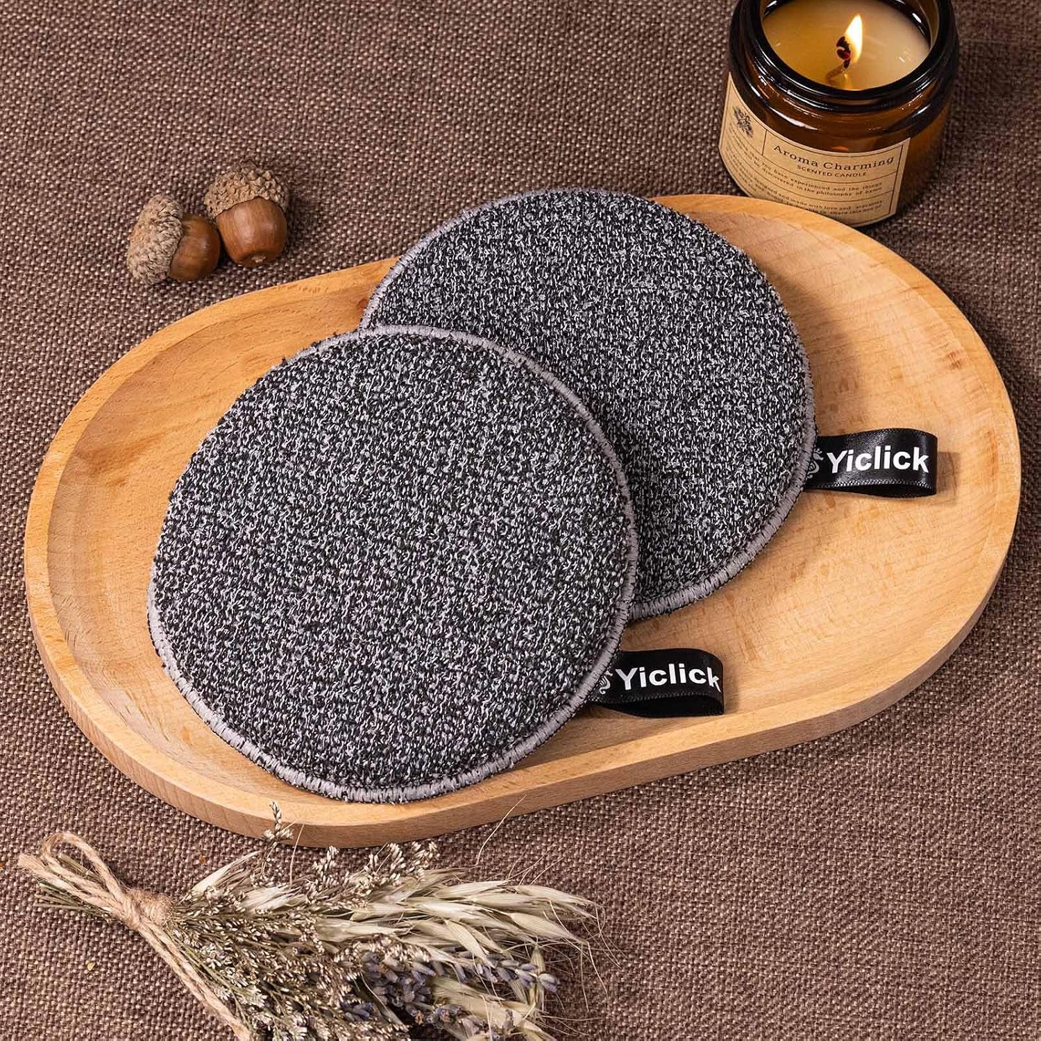 Exfoliating Body Scrubber (2 Pack), Body Exfoliator Scrubber, Exfoliating Sponge for Shower Bath, Shower Loofah Luffa Lufa with Handle, Dead Skin Exfoliator for Body Scrub, Men Women