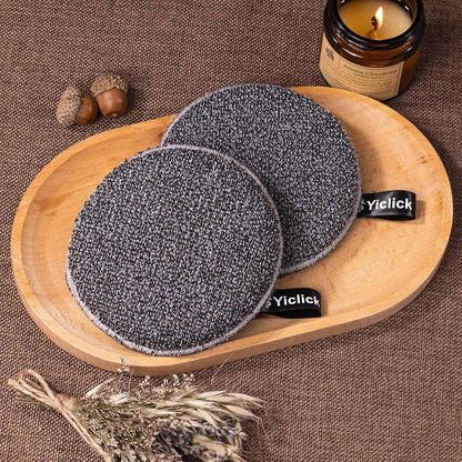 Exfoliating Body Scrubber (2 Pack), Body Exfoliator Scrubber, Exfoliating Sponge for Shower Bath, Shower Loofah Luffa Lufa with Handle, Dead Skin Exfoliator for Body Scrub, Men Women