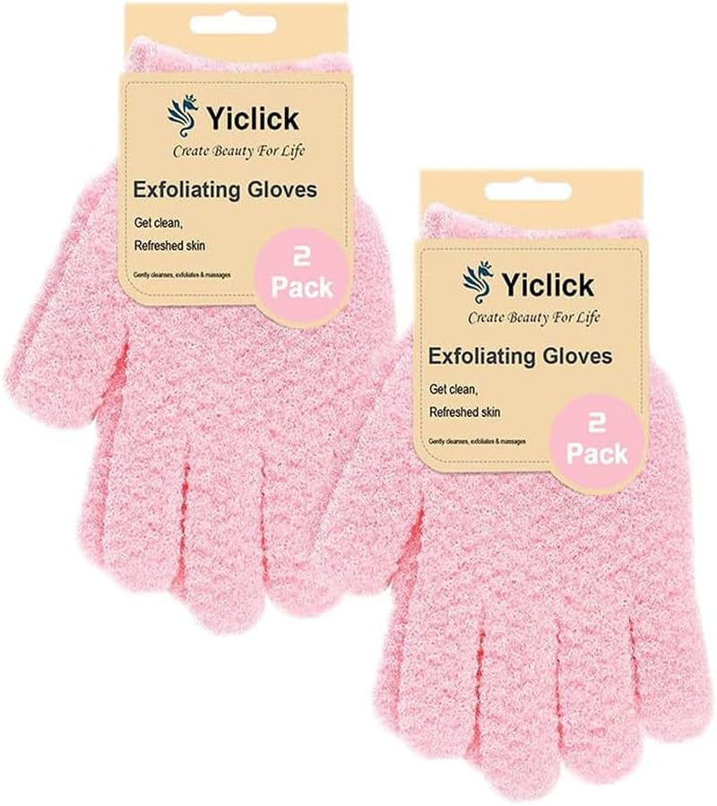 Heavy Exfoliating Gloves, Exfoliating Body Scrubber for Bath Shower Exfoliation, Body Scrub Exfoliator for Dead Skin Remover, Exfoliate Sponge Loofah Washcloth Mitt Men Women