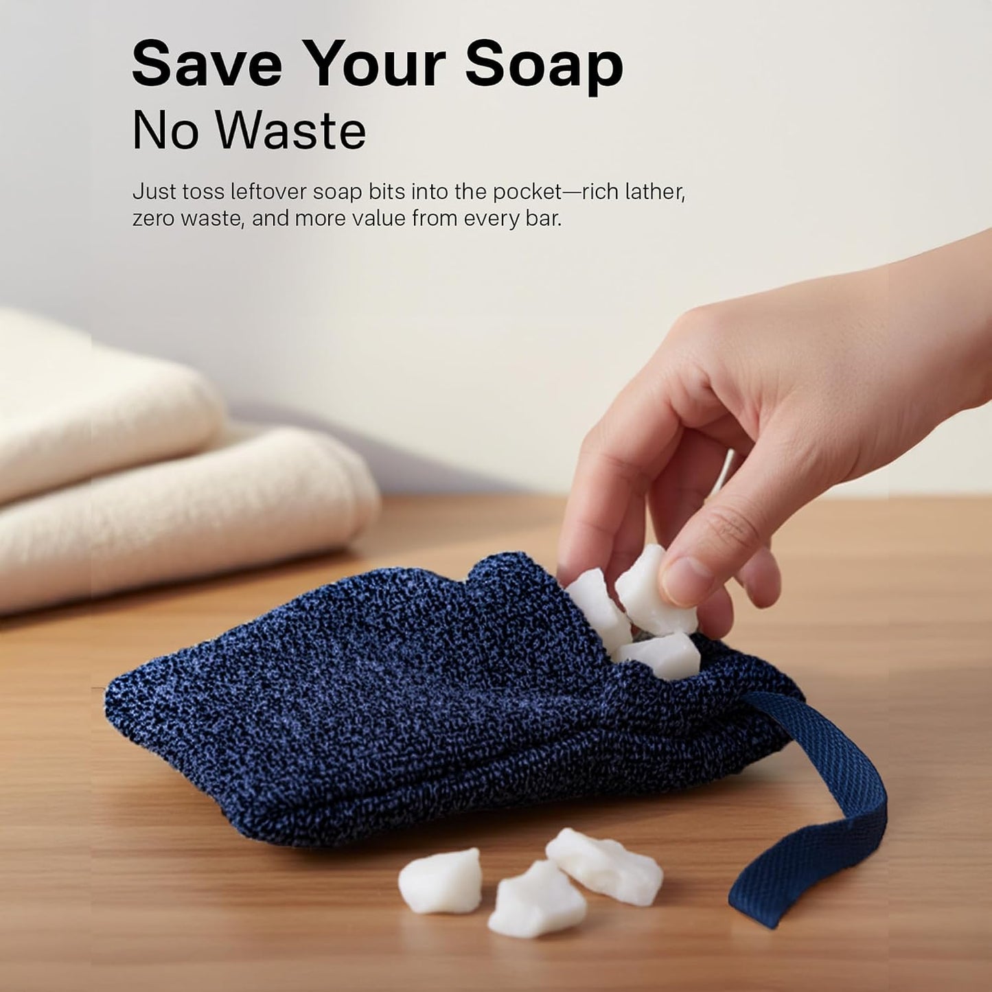 Soap Bag 2 Pack, Bar Soap Pouch, Soap Saver Bag, Exfoliating Mesh Soap Bag for Shower, Soap Bags for Soap Bars, Soap Bar Loofah Pouch, Soap Travel Case Dishes Box Container for Men Women