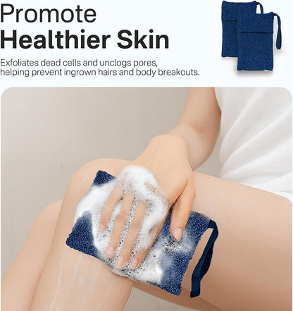 Soap Bag 2 Pack, Bar Soap Pouch, Soap Saver Bag, Exfoliating Mesh Soap Bag for Shower, Soap Bags for Soap Bars, Soap Bar Loofah Pouch, Soap Travel Case Dishes Box Container for Men Women