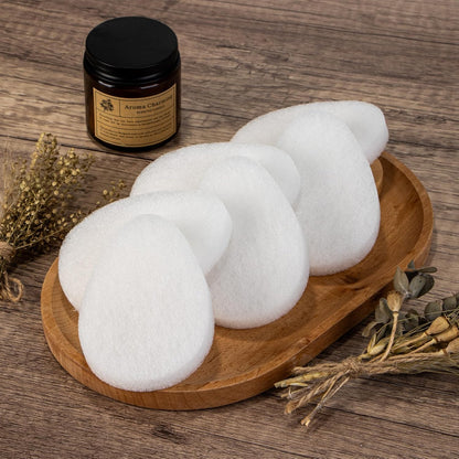 Exfoliating Facial Sponge - Daily Cleansing Face Scrubber Exfoliator, Makeup Blackhead Remover Tools, Face Scrub Brush, Reusable Exfoliating Pads for Women