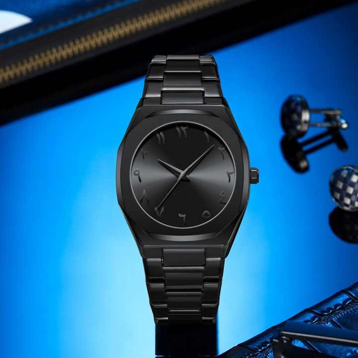 Black Arabic Aura Watch