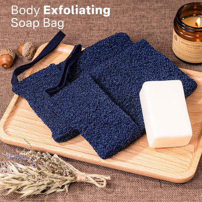 Soap Bag 2 Pack, Bar Soap Pouch, Soap Saver Bag, Exfoliating Mesh Soap Bag for Shower, Soap Bags for Soap Bars, Soap Bar Loofah Pouch, Soap Travel Case Dishes Box Container for Men Women
