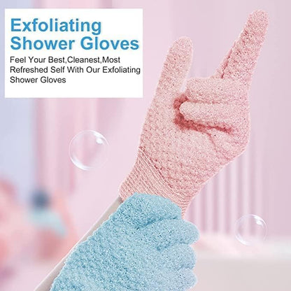 Heavy Exfoliating Gloves, Exfoliating Body Scrubber for Bath Shower Exfoliation, Body Scrub Exfoliator for Dead Skin Remover, Exfoliate Sponge Loofah Washcloth Mitt Men Women